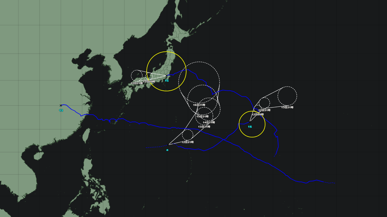 台風15号 チャンホン 2026年|8月5日発生 4 台風15号 チャンホン 2026年|8月5日発生