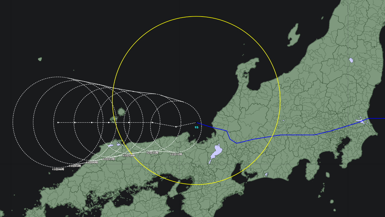 台風15号 チャンホン 2026年|8月5日発生 3 台風15号 チャンホン 2026年|8月5日発生