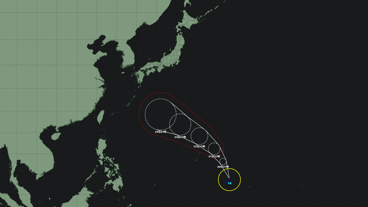 台風18号 ソウデル 2026年｜8月19日発生