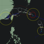 台風21号 アッサニー 2026年 クアドラプル台風（4つの台風が同時に存在）｜8月24日発生