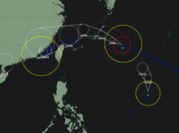 台風21号 アッサニー 2026年 クアドラプル台風（4つの台風が同時に存在）｜8月24日発生