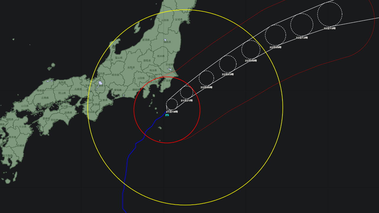 台風25号 ドゥージェン 2026年|9月16日発生 3 台風25号 ドゥージェン 2026年|9月16日発生