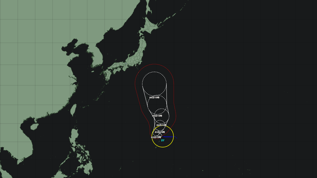 台風27号 チョーイワン 2026年｜10月1日発生