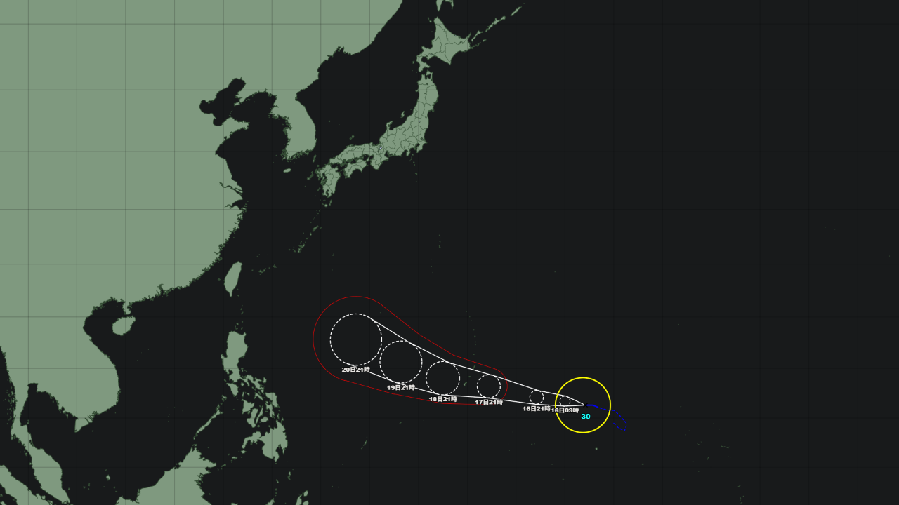 台風30号 チャンパー 2026年｜10月15日発生（30号到達は2013年以来13年ぶり）